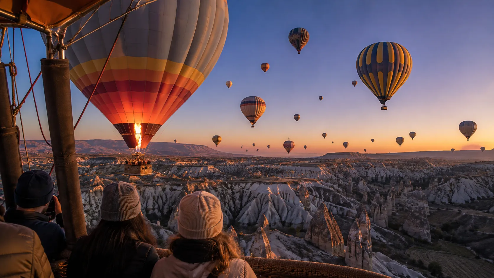 Sunrise Hot Air Balloon Ride in Cappadocia
