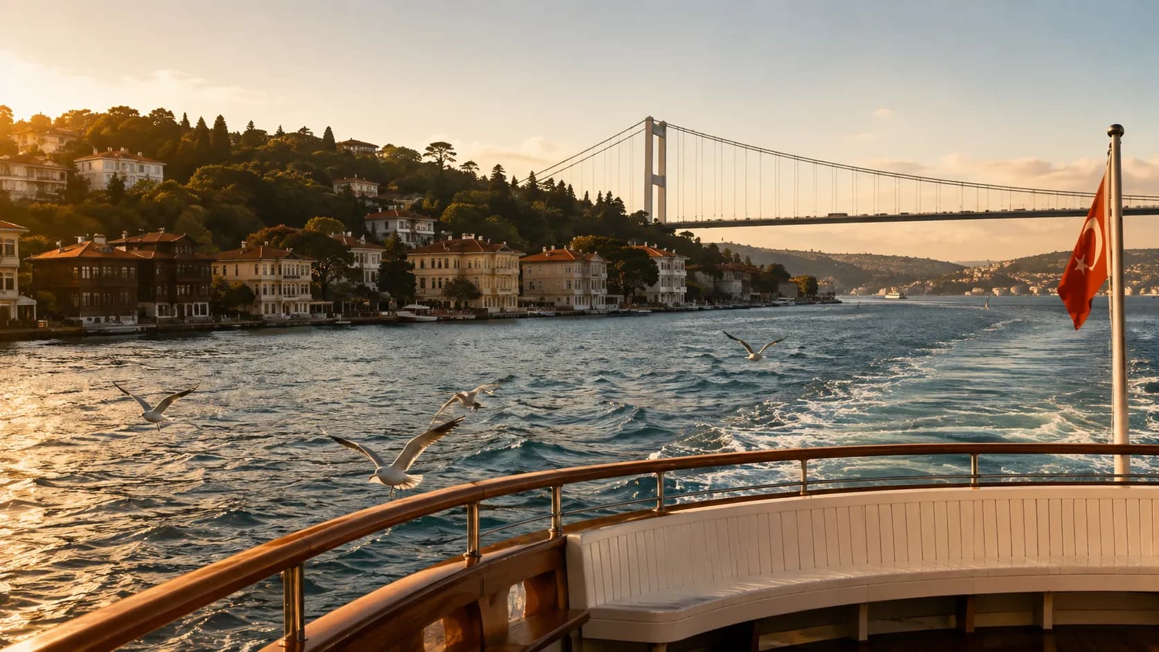 Sunset Bosphorus Cruise in Istanbul