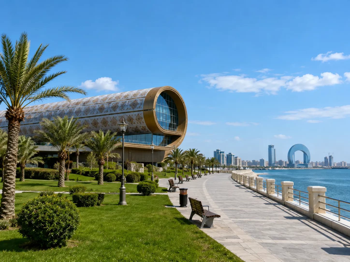 Baku Boulevard & Little Venice in Baku