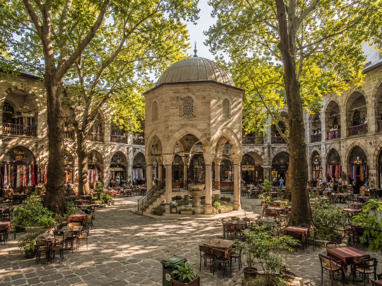 Koza Han Silk Bazaar in Bursa