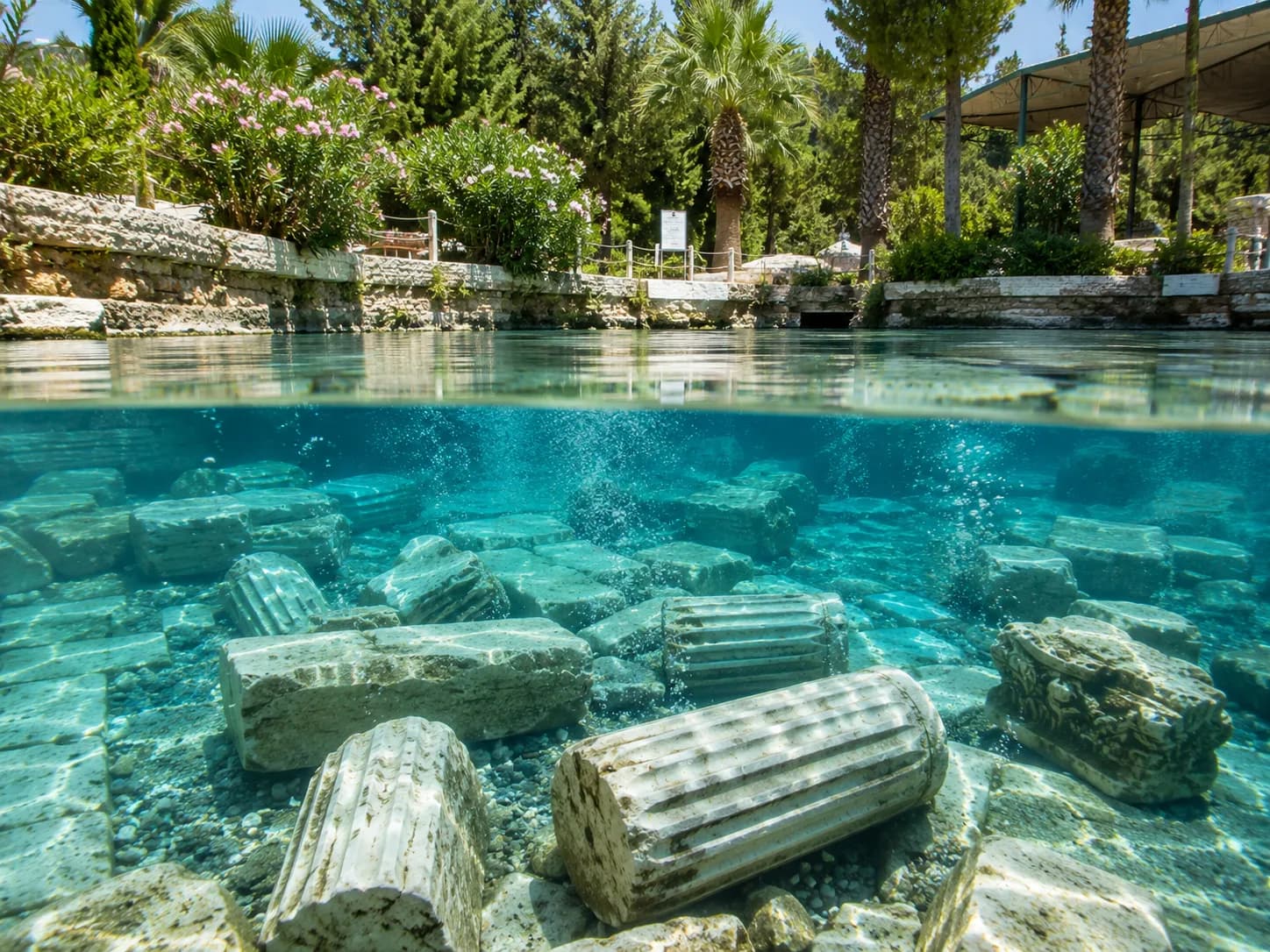 Cleopatra's Antique Pool in Pamukkale