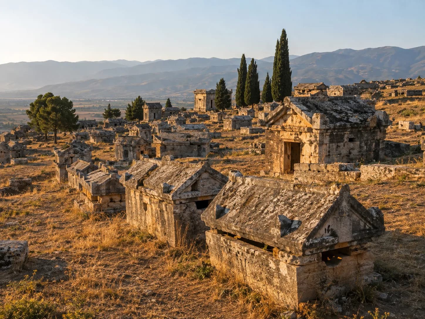 The Necropolis in Pamukkale