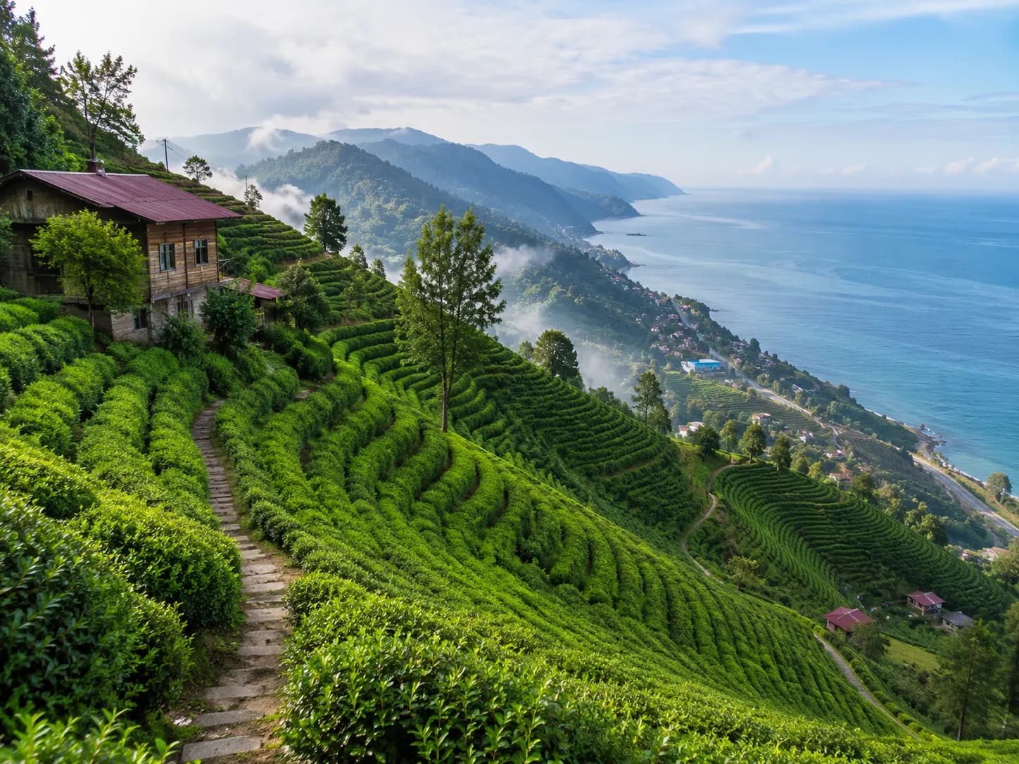 Rize Tea Terraces in Trabzon
